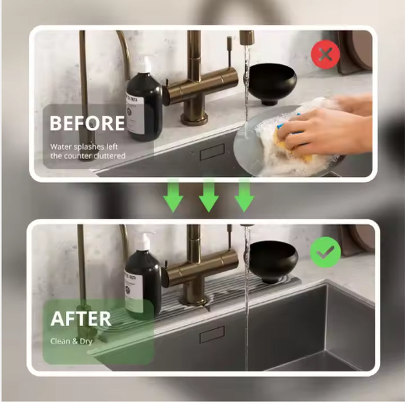 Diatomaceous Earth Sink Tray Stone Home Sink Caddy Kitchen Instant Dry Sink Organizer