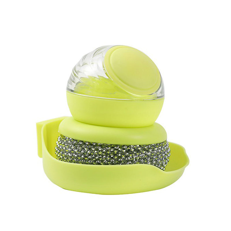 Stainless Steel Scrubber, Multifunctional Pot Dish Wash Brush for Home Commercial Kitchens, Removes Oil and Food Remnants from a Variety of Pots and Pans