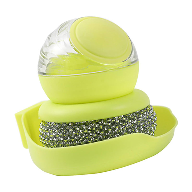 Stainless Steel Scrubber, Multifunctional Pot Dish Wash Brush for Home Commercial Kitchens, Removes Oil and Food Remnants from a Variety of Pots and Pans