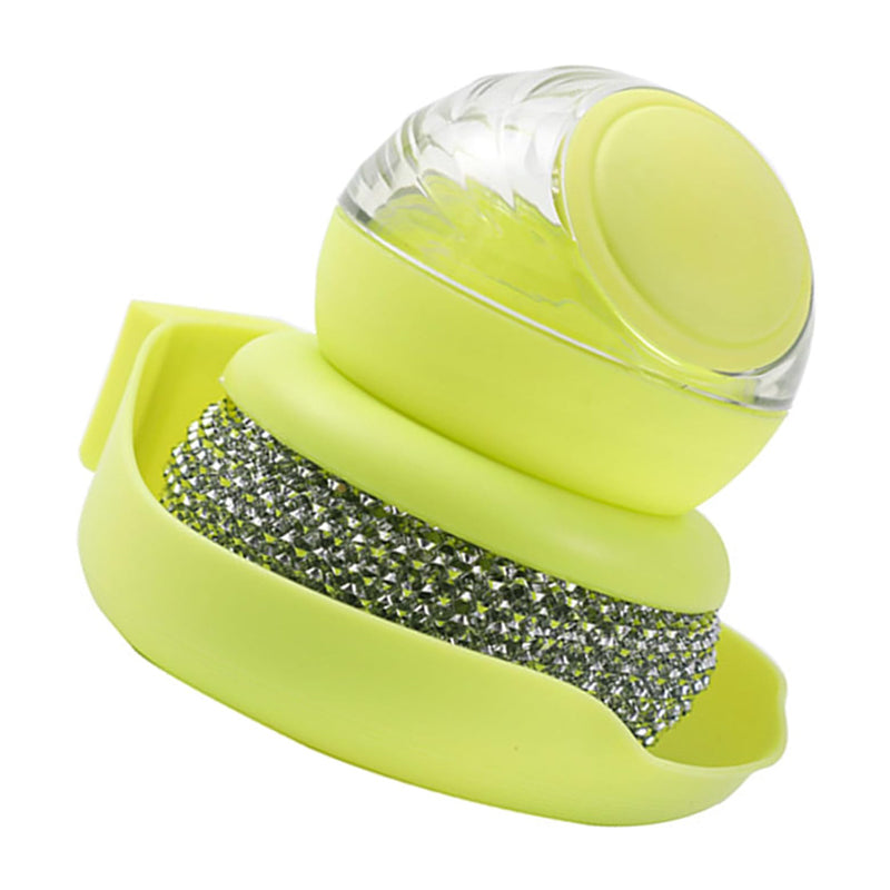 Stainless Steel Scrubber, Multifunctional Pot Dish Wash Brush for Home Commercial Kitchens, Removes Oil and Food Remnants from a Variety of Pots and Pans
