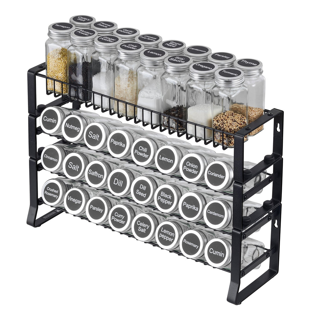 Spice Rack Organizer for Cabinet Kitchen Countertop Seasoning Organizer 18X11 In